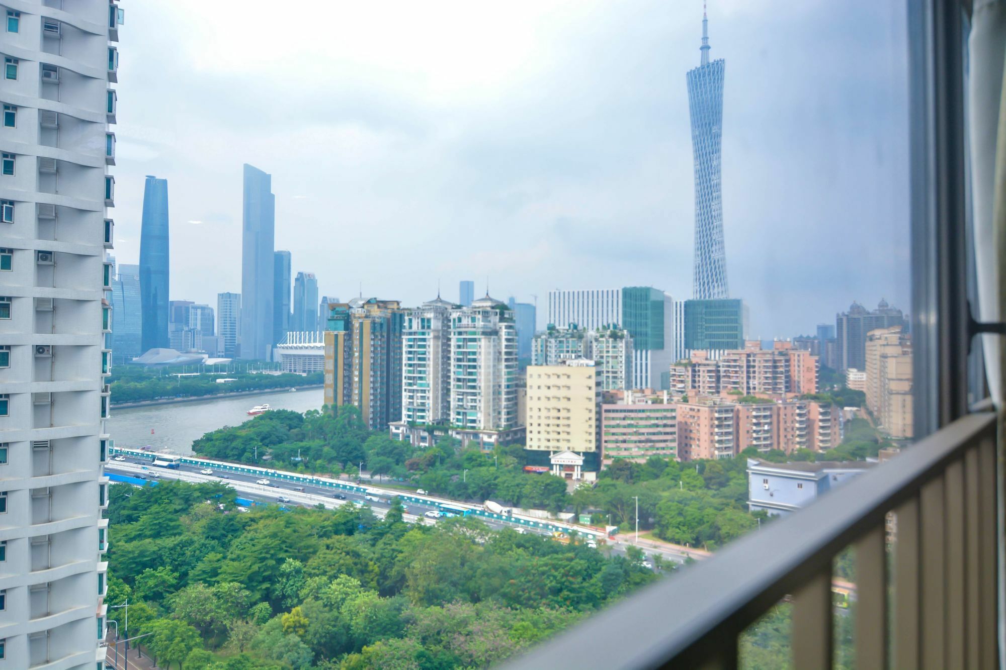 Yumi Apartment Zhujiangxinan Canton Tower Branch Exteriör bild